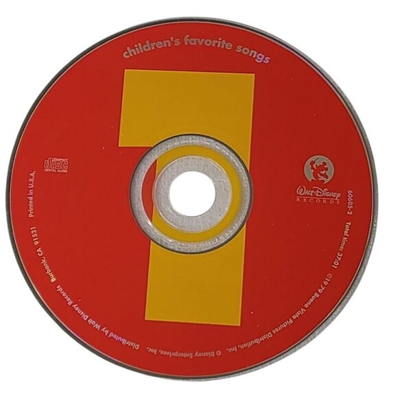Childrens Favorite Songs Volume 1 CD By Walt Disney Records Disc only - Picture 1 of 2